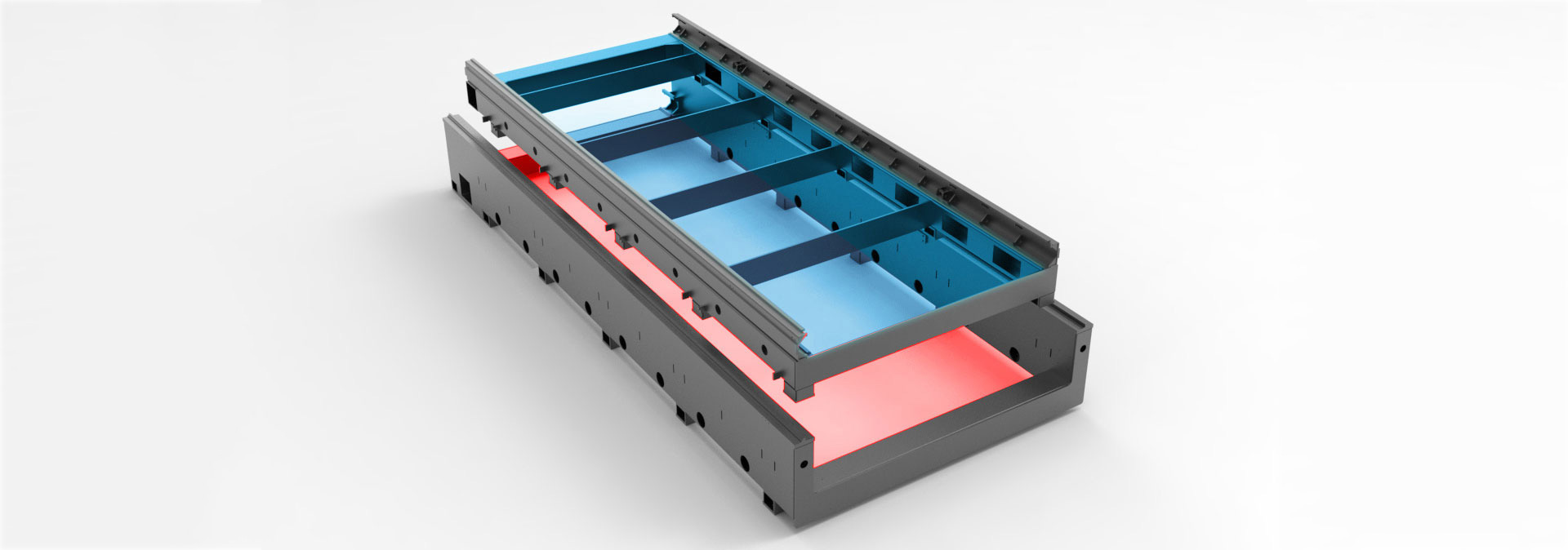 勝利之星雙床身單平臺板管一體激光切割機-中空+雙層分離床身 勝利之星雙床身單平臺板管一體激光切割機-中空+雙層分離床身