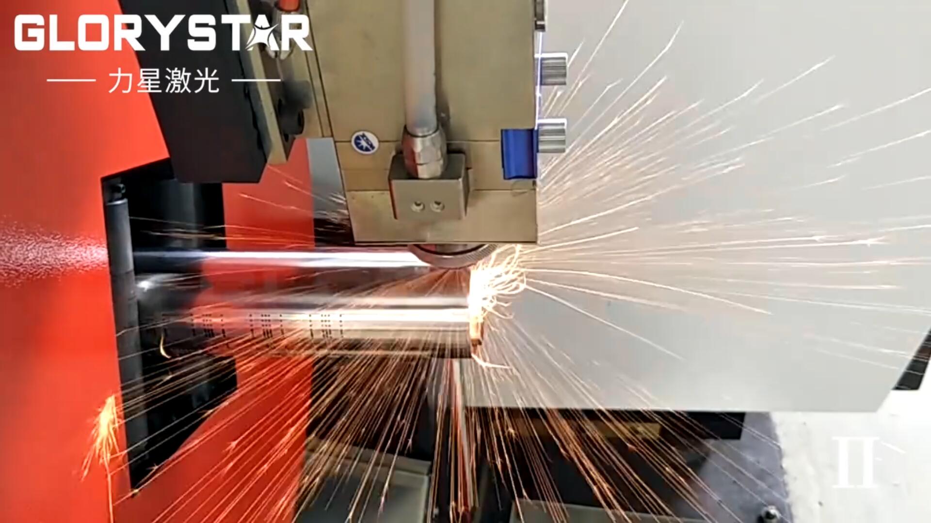 力星激光攜三卡盤專業(yè)激光切管機(jī)參加第22屆SIMM深圳國際機(jī)械展